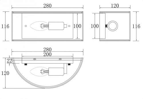 Накладной светильник Maytoni Ripple MOD096WL-01CH в Нижнем Новгороде фото 4