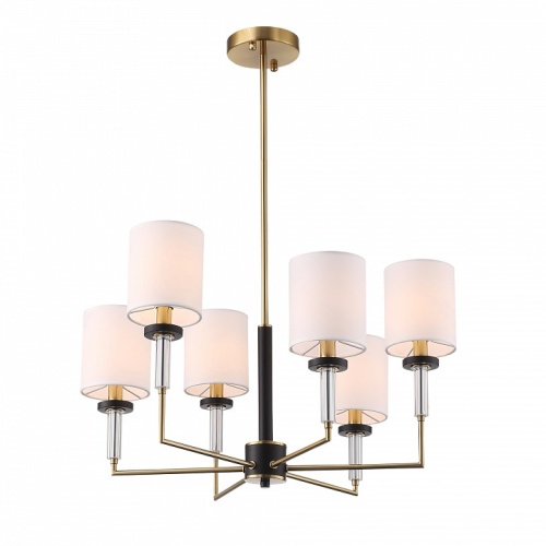 Люстра на штанге ST-Luce BLACK+BRASS SL1404.303.06 в Нижнем Новгороде фото 7