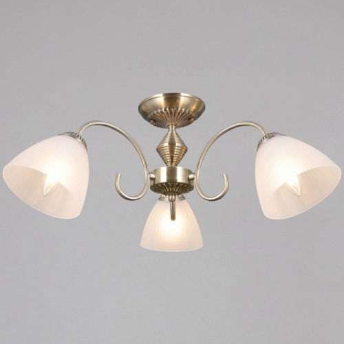 Люстра на штанге ILLUMICO  IL0897-3CSQ-26 AB ELITE в Нижнем Новгороде