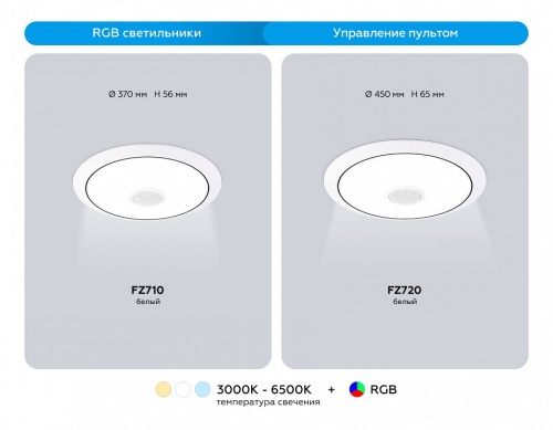 Накладной светильник Ambrella Light  FZ710 в Нижнем Новгороде фото 4