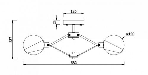 Накладной светильник Freya Silvia FR5009CL-05CH в Белово фото 2