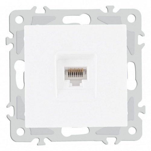 Розетка Ethernet RJ-45 без рамки Arte Milano am-206 206.45-1.white в Нижнем Новгороде