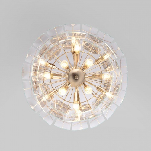 Подвесная люстра Eurosvet Claire 60171 золото в Нижнем Новгороде фото 4