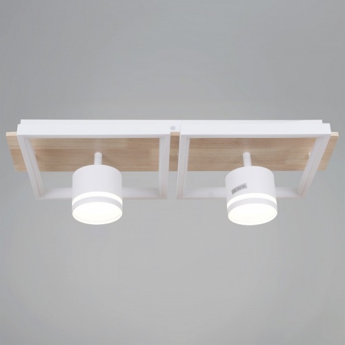 Накладной светильник 19560-0.3-2+2 WH+WOOD в Нижнем Новгороде фото 5