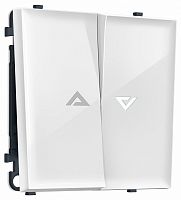 Выключатель самовозвратный двухклавишный с подсветкой, без рамки Ambrella Volt MS MS104455 в Нижнем Новгороде