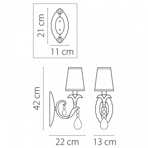 Бра Osgona Cappa 691614 в Нижнем Новгороде фото 2