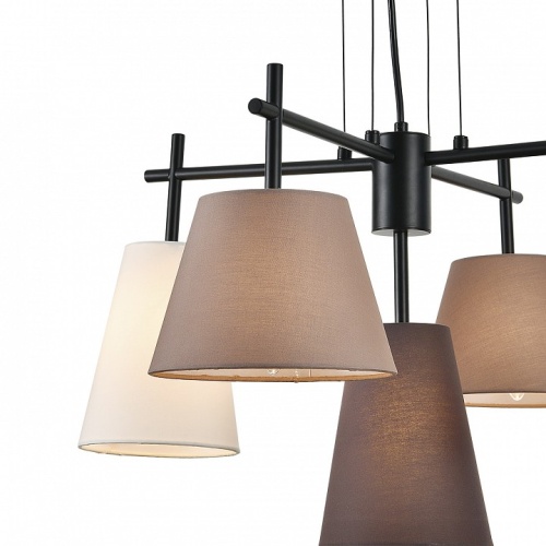 Подвесная люстра Indigo Abbinare 13032/5P Black в Нижнем Новгороде фото 3