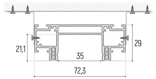 Профиль-держатель Novotech  135192 в Чебоксарах фото 2