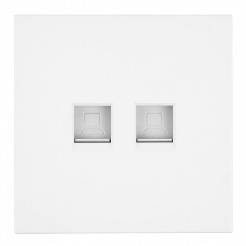 Розетка двойная Ethernet RJ-45 без рамки Stekker Мия 50437 в Нижнем Новгороде