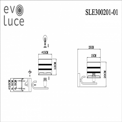 Бра EVOLUCE Almese SLE300201-01 в Омске фото 2