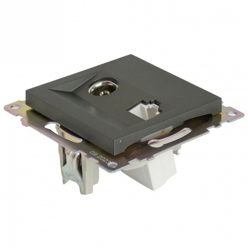 ТВ-розетка и розетка Ethernet RJ-45 без рамки Stekker Катрин 49417 в Нижнем Новгороде фото 8