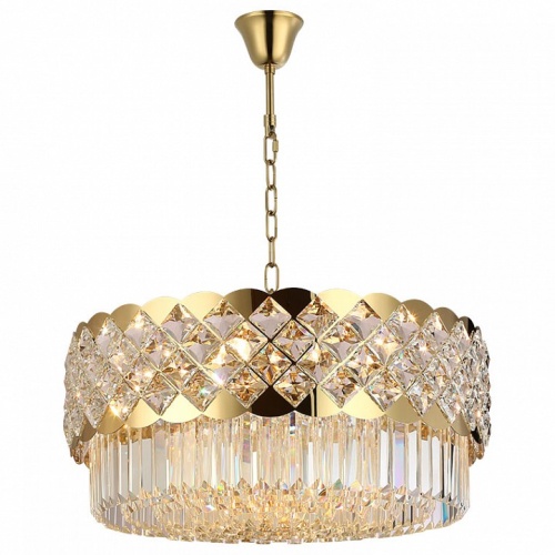 Подвесная люстра Newport ASHLEY 8300/60 C gold polished в Нижнем Новгороде