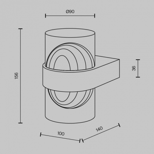 Бра Maytoni Sacramento MOD480WL-L10BS3K в Нижнем Новгороде фото 2