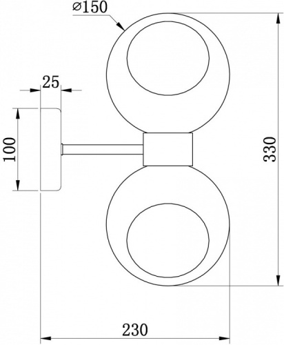 Бра Freya Bony FR5394WL-02BS в Омске фото 2