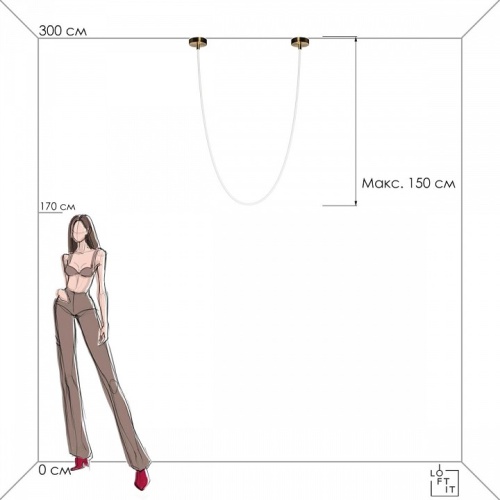Подвесной светильник Loft it Lori 10230/3000 в Нижнем Новгороде фото 3
