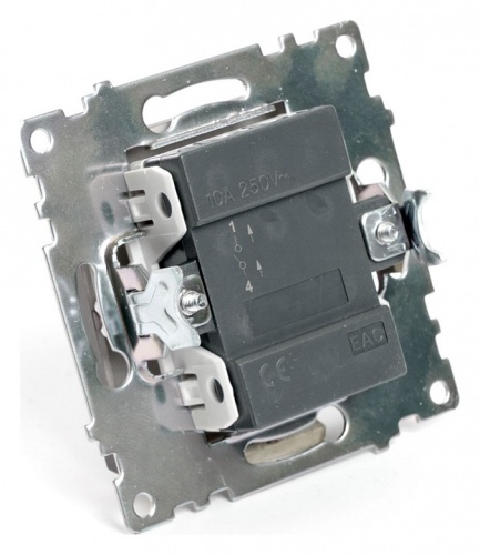 Выключатель одноклавишный с подсветкой без рамки Stekker Катрин 49022 в Нижнем Новгороде фото 8