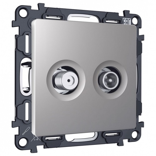 ТВ-розетка и SAT-розетка оконечная без рамки Ambrella Volt ALFA MA513310 в Нижнем Новгороде