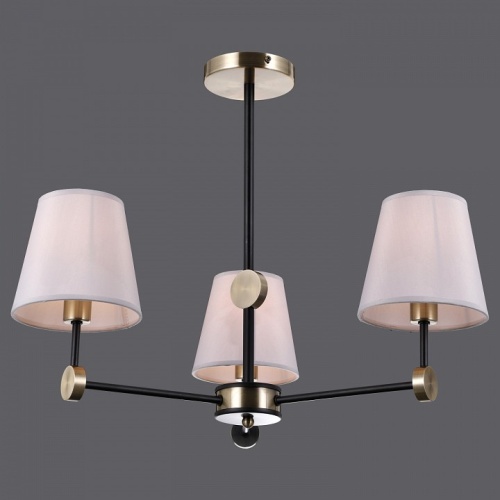 Люстра на штанге ILLUMICO CASTOR IL0394-3CSQ-24 BK AB CASTOR в Нижнем Новгороде фото 3