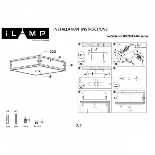 Подвесной светильник iLamp DICE 901X-4 CR в Нижнем Новгороде фото 3
