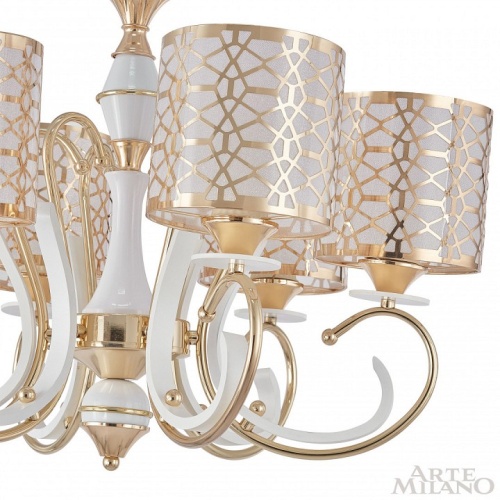 Подвесная люстра Arte Milano Florentia-1237 301237/6 Wh/Gd в Нижнем Новгороде фото 6