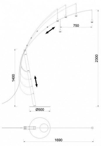 Торшер Mantra Ruti Ricca 9446 в Нижнем Новгороде фото 2