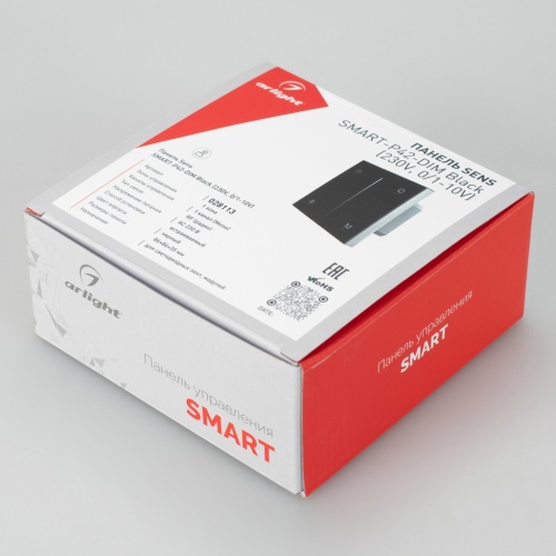 Панель SMART-P35-DIM-IN Black (230V, 0-10V, Sens, 2.4G) (Arlight, IP20 Пластик, 5 лет) в Заречном