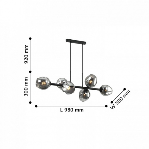 Подвесной светильник Favourite Traube 2361-6P в Нижнем Новгороде фото 4