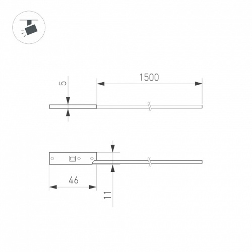 Токопровод концевой Arlight MICROCOSM 062271 в Нижнем Новгороде фото 2