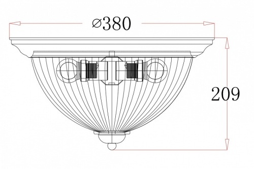 Накладной светильник Freya Planum FR2913-CL-02-BZ в Ермолино фото 2