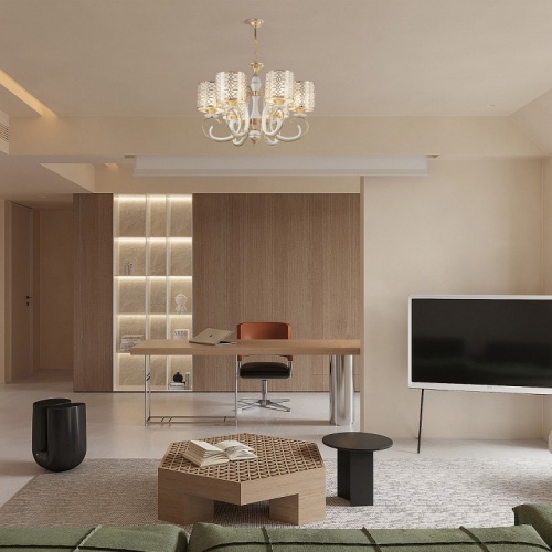 Подвесная люстра Arte Milano Florentia-1237 301237/6 Wh/Gd в Нижнем Новгороде фото 4