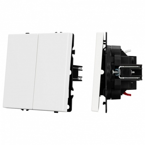 Выключатель проходной двухклавишный без рамки Arlight SWT 054242 в Нижнем Новгороде