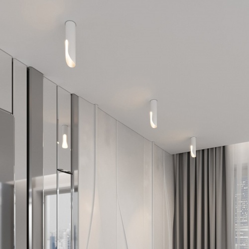 Накладной светильник Elektrostandard Apex 25113/LED 7W 3000K белый в Нижнем Новгороде фото 4