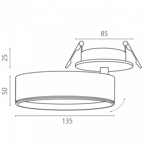 Спот Lightstar Alta Pro A5736RS в Нижнем Новгороде фото 2