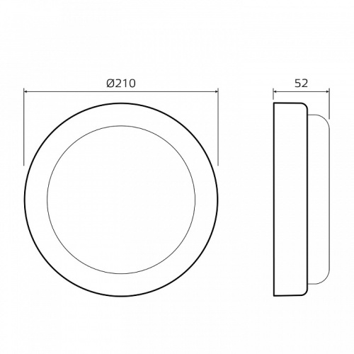 Накладной светильник Gauss LITE 126418230 в Нижнем Новгороде фото 4