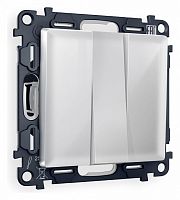 Выключатель трехклавишный без рамки Ambrella Volt ALFA MA405010 в Нижнем Новгороде