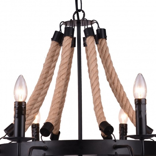 Подвесная люстра Arte Lamp Marsiglia A8956LM-8BK в Нижнем Новгороде фото 2