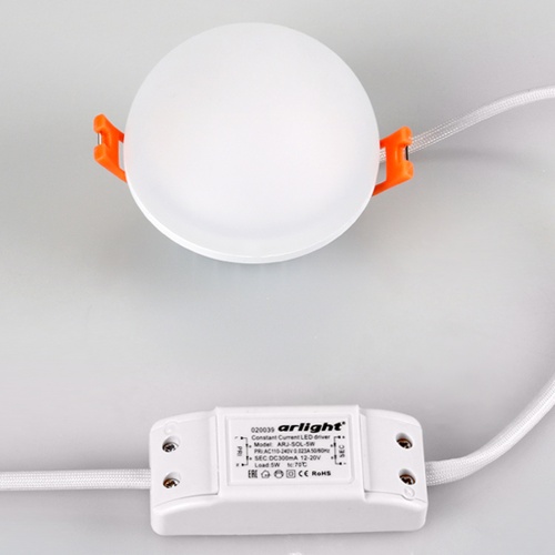 Светильник LTD-80R-Opal-Sphere 5W White (Arlight, IP40 Пластик, 3 года) в Великом Устюге фото 3