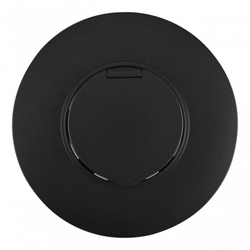 Розетка с заземлением и шторкой, с крышкой Arte Milano SET08-1 SET08-1-41-1 black в Нижнем Новгороде фото 2