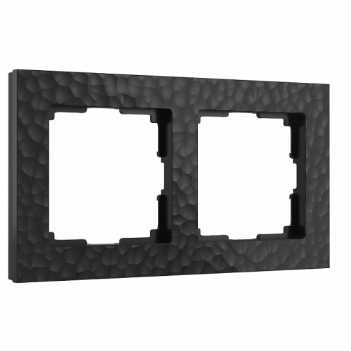 Рамка на 2 поста Werkel Hammer черный W0022408 в Нижнем Новгороде