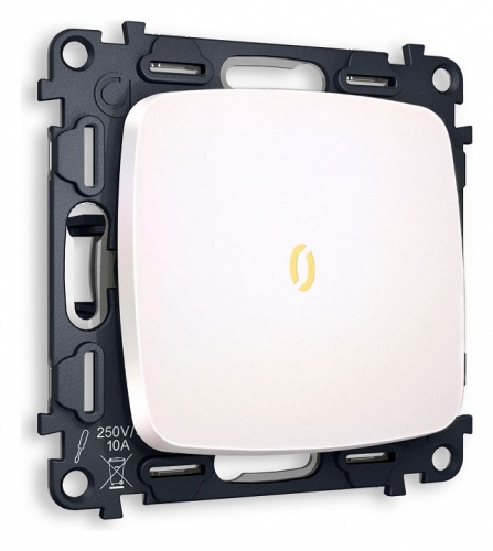 Выключатель проходной одноклавишный с подсветкой без рамки Ambrella Volt OMEGA MO202030 в Нижнем Новгороде