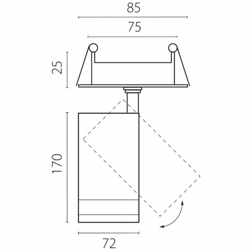 Спот Lightstar Canno Pro C4207RS в Нижнем Новгороде фото 2