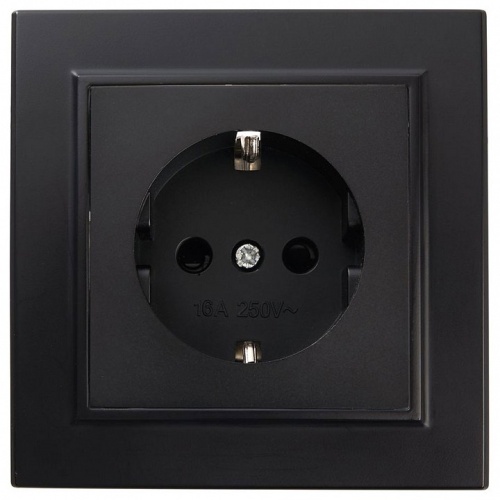 Розетка с заземлением и со шторкой Stekker Эрна 39479 в Нижнем Новгороде