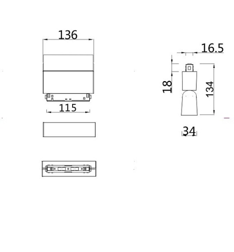 Накладной светильник Maytoni BASIS TR013-2-10W3K-B в Зеленогорске фото 4