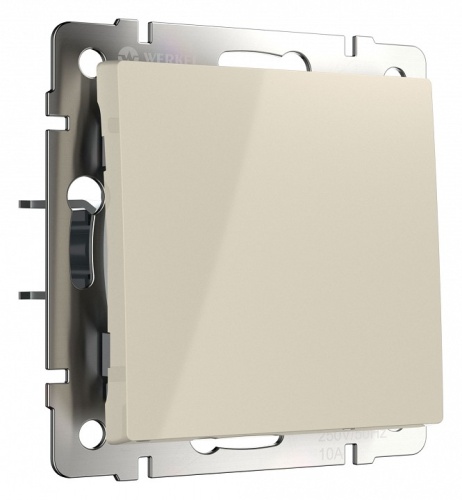 Выключатель проходной одноклавишный без рамки Werkel слоновая кость W1112003 в Нижнем Новгороде