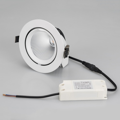 Светильник LTD-EXPLORER-R130-20W Warm3000 (WH, 38 deg) (Arlight, IP20 Металл, 3 года) в Кадникове фото 9