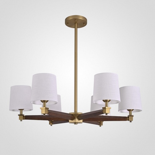 Люстра на штанге Imperiumloft Jorgenson White/Dark wood STAVRA01 в Нижнем Новгороде