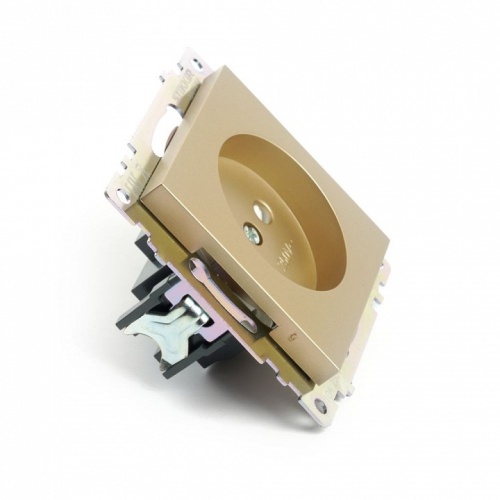 Розетка без заземления и со шторкой, без рамки Stekker Катрин 49223 в Нижнем Новгороде фото 3