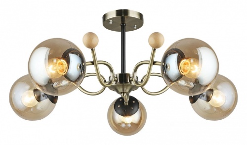 Люстра на штанге 02021-0.3-05 AB+BK в Нижнем Новгороде