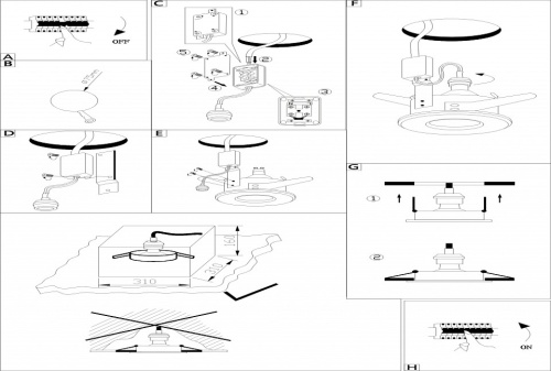 Встраиваемый светильник Eglo Igoa 94975 в Нижнем Новгороде фото 2