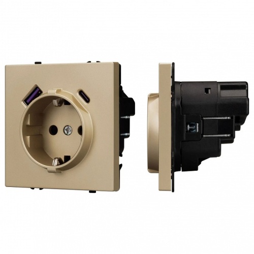 Розетка с заземлением и 2хUSB type A, без рамки Arlight SCT 054286 в Нижнем Новгороде